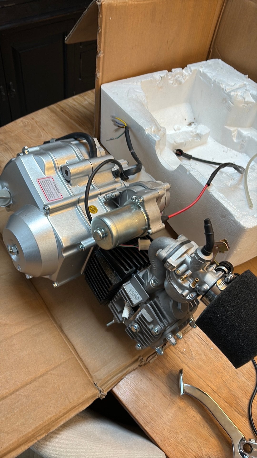 125 cc 4 takt moter pitbike, Ophalen of Verzenden, Zo goed als nieuw, 125 cc, Pitbike