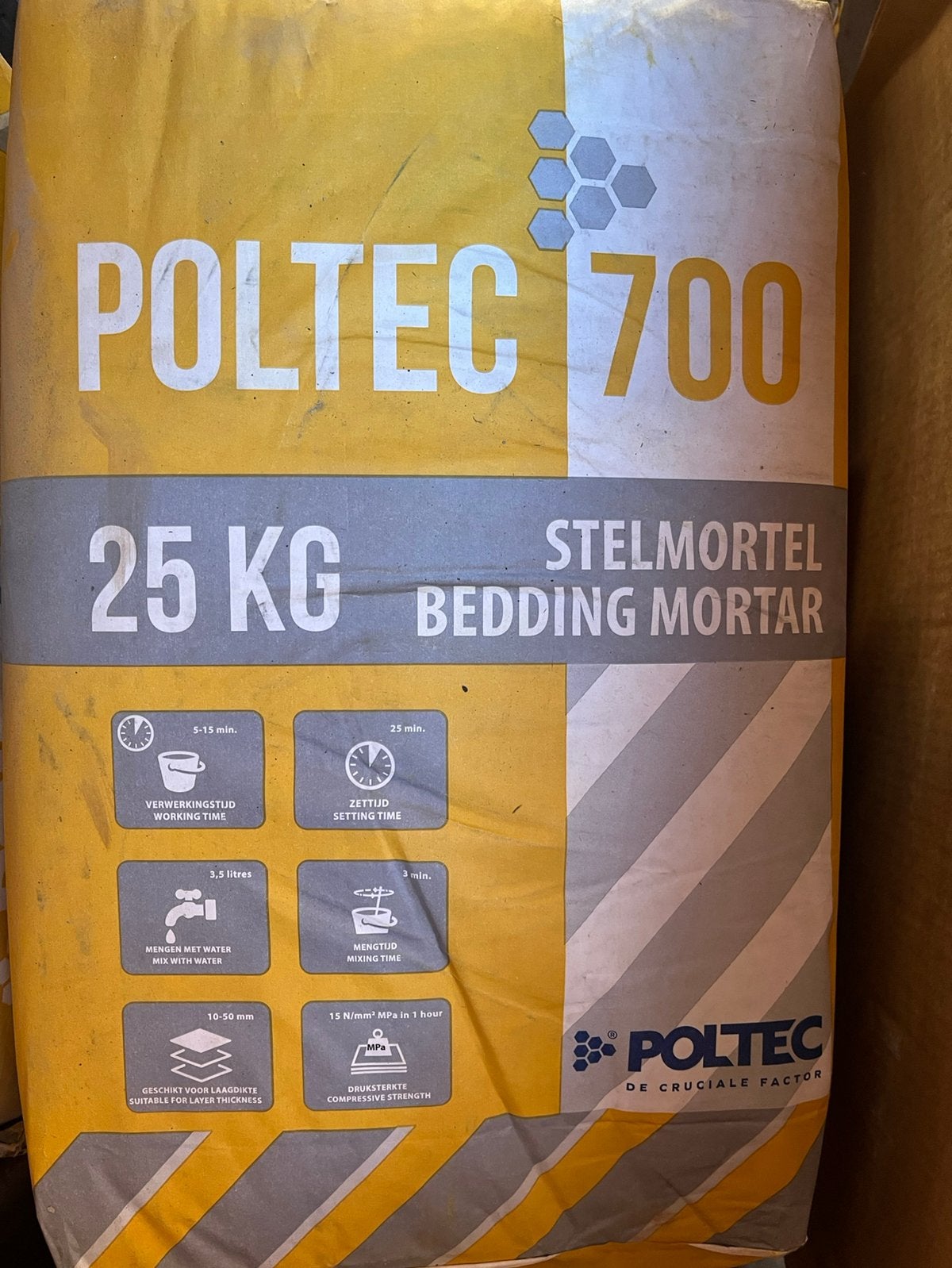 Poltec 700 stelmortel, Ophalen, Nieuw, Overige typen