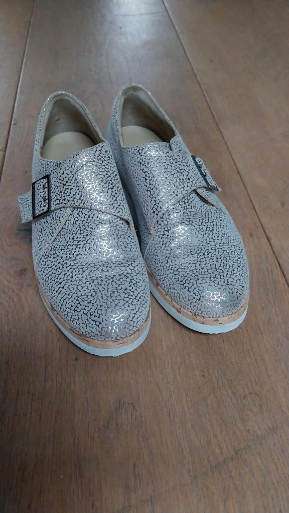 Durea schoenen, zilver/ rosé goud,  maat 37,5, Kleding | Dames, Schoenen, Durea, Schoenen met lage hakken, Overige kleuren, Ophalen of Verzenden