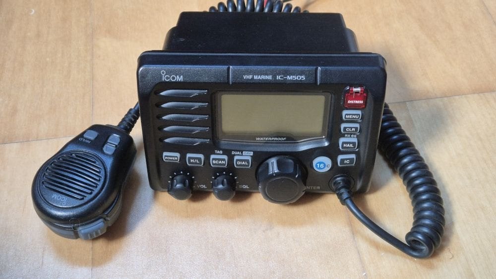 ICOM IC-M505 marifoon zeer weinig gebruikt– perfecte staat, Ophalen, Zo goed als nieuw, Communicatie
