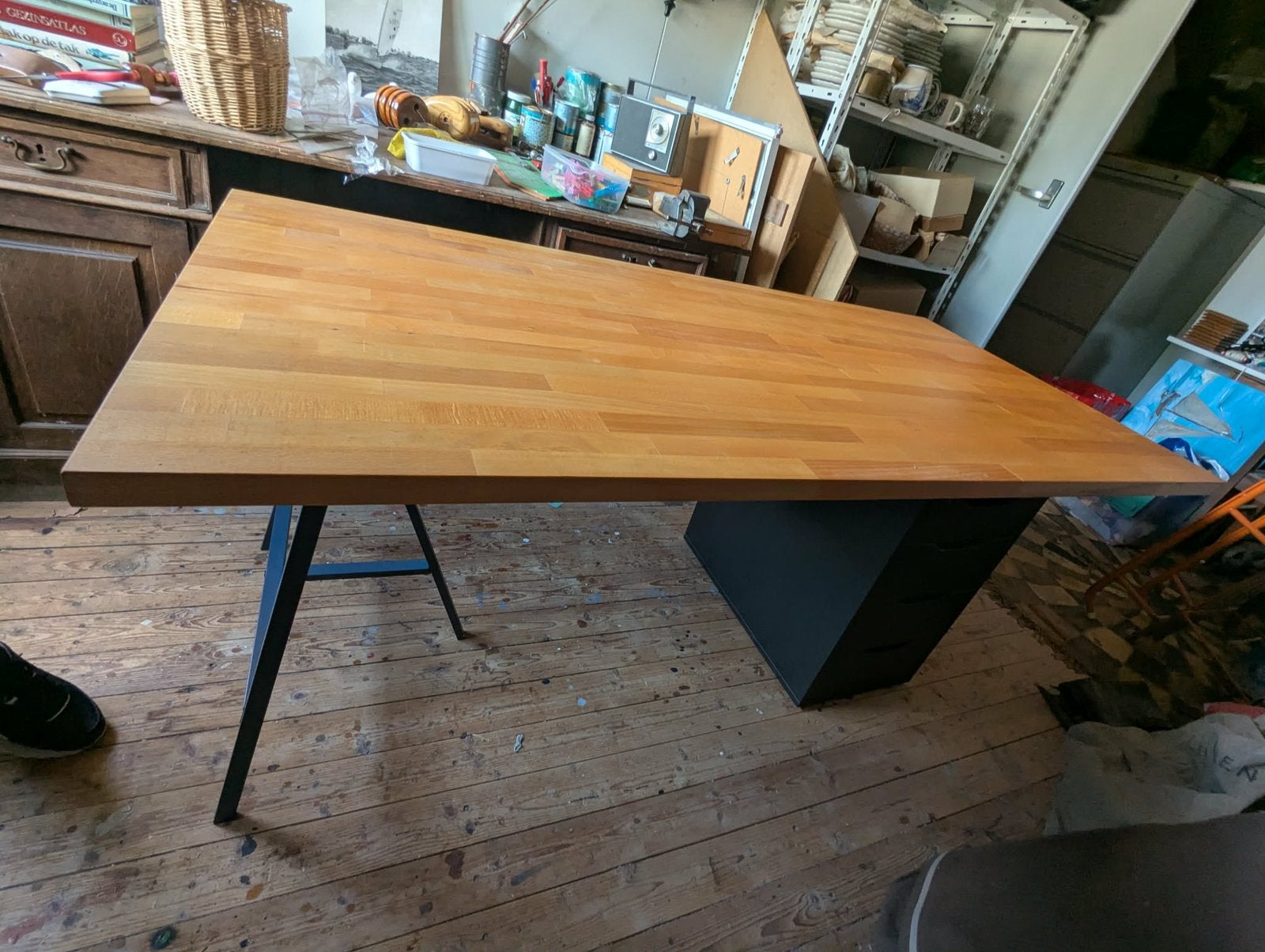 IKEA bureau, Ophalen, Gebruikt, Hout, IKEA