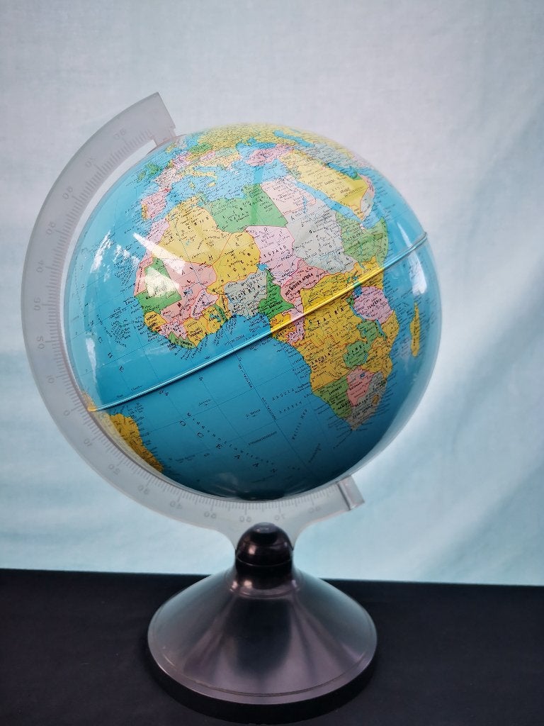 vintage Eerste Nederlandsche globe industrie wereldbol 1970, Huis en Inrichting, Woonaccessoires | Wereldbollen, Ophalen of Verzenden