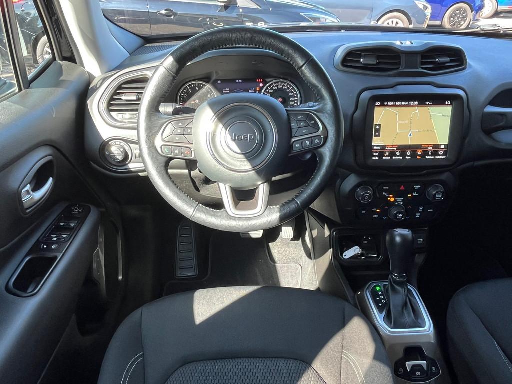 Jeep Renegade 1.3T Limited 150PK Automaat,Navi,Clima,Cruise,, Stof, Gebruikt, Lichtsensor, 4 cilinders