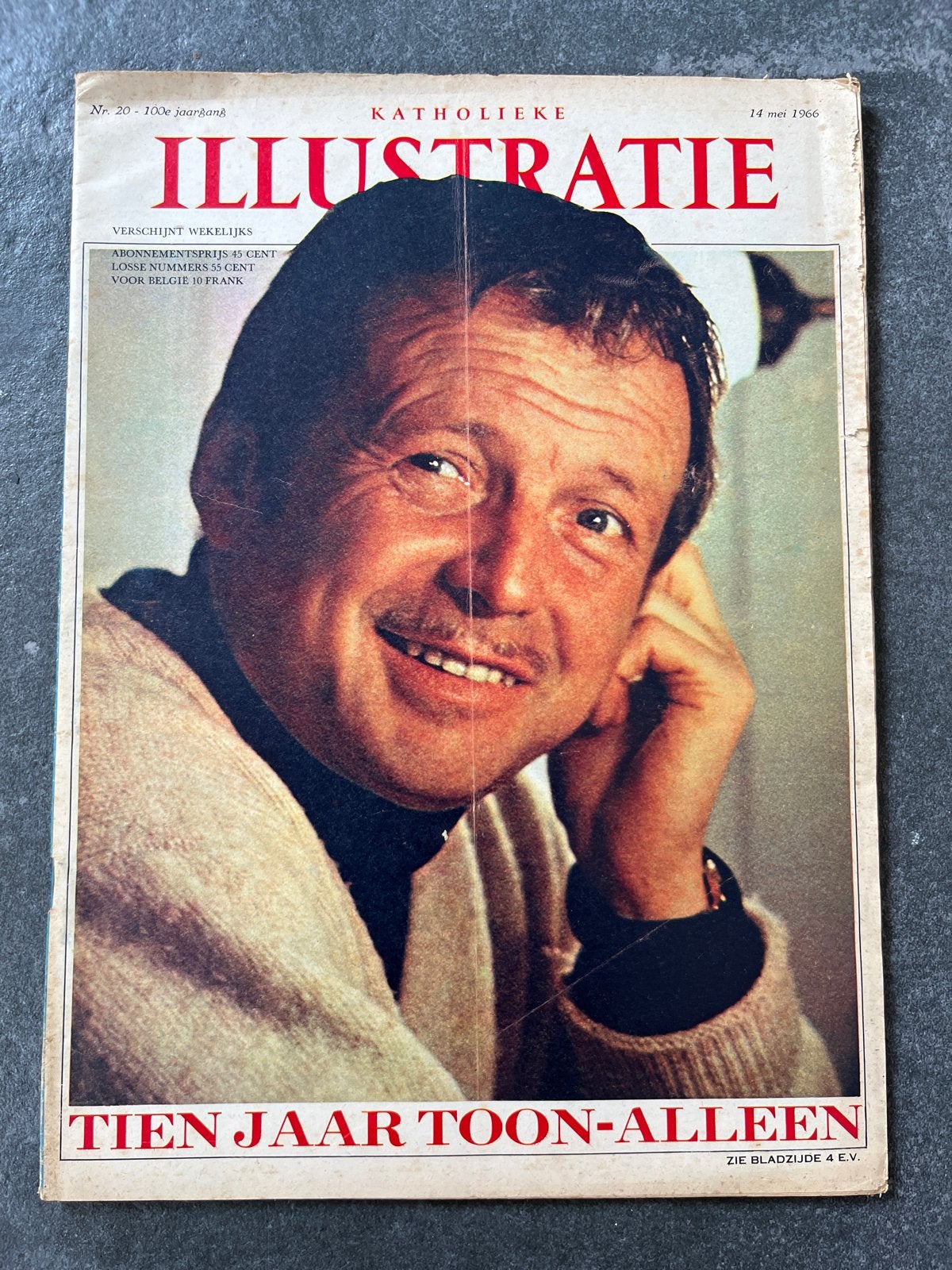 Katholieke Illustratie 14 mei 1966 - Tien Jaar Toon-Alleen, Boeken, Tijdschriften en Kranten, Ophalen of Verzenden, Gelezen, Overige typen