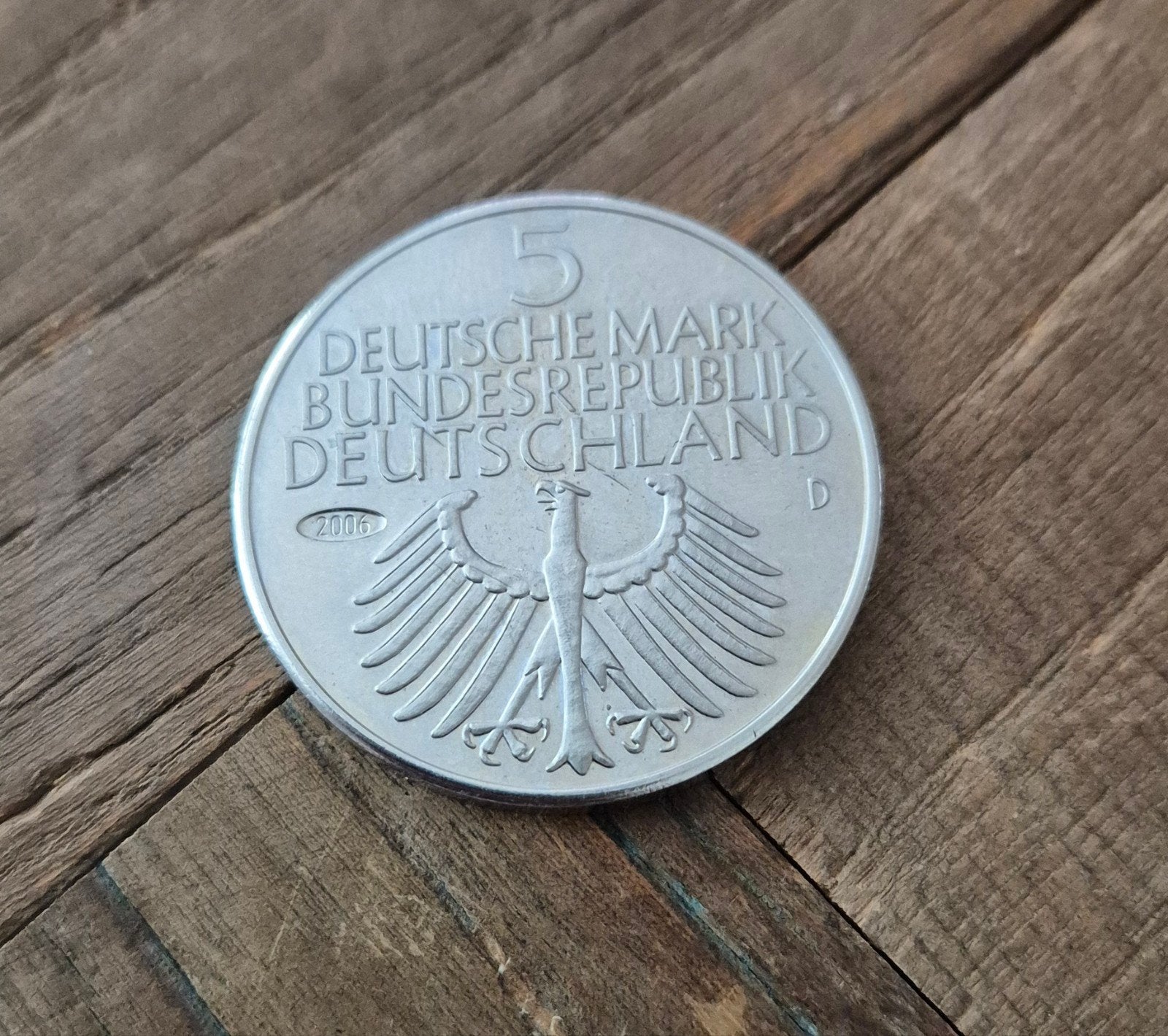 Munt 5 Duits mark, Ophalen of Verzenden, Duitsland, Losse munt