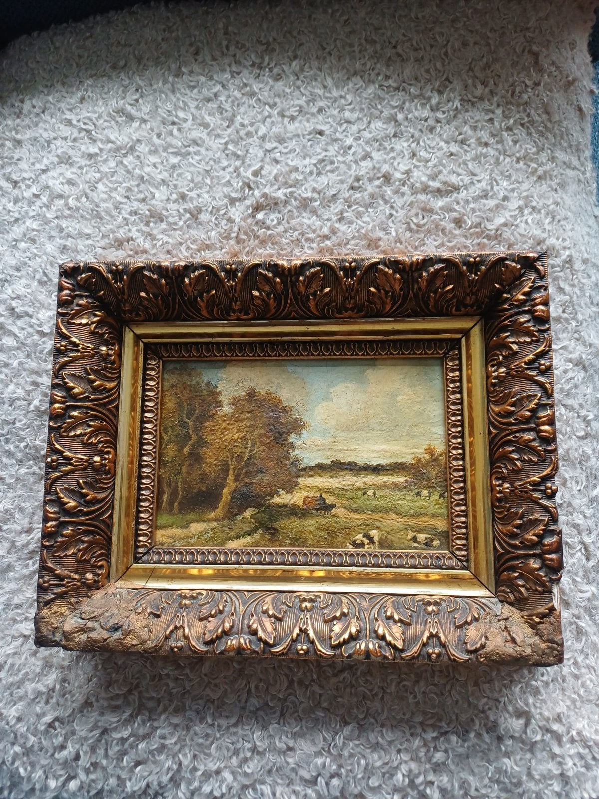 Schilderij landschap, Ophalen of Verzenden