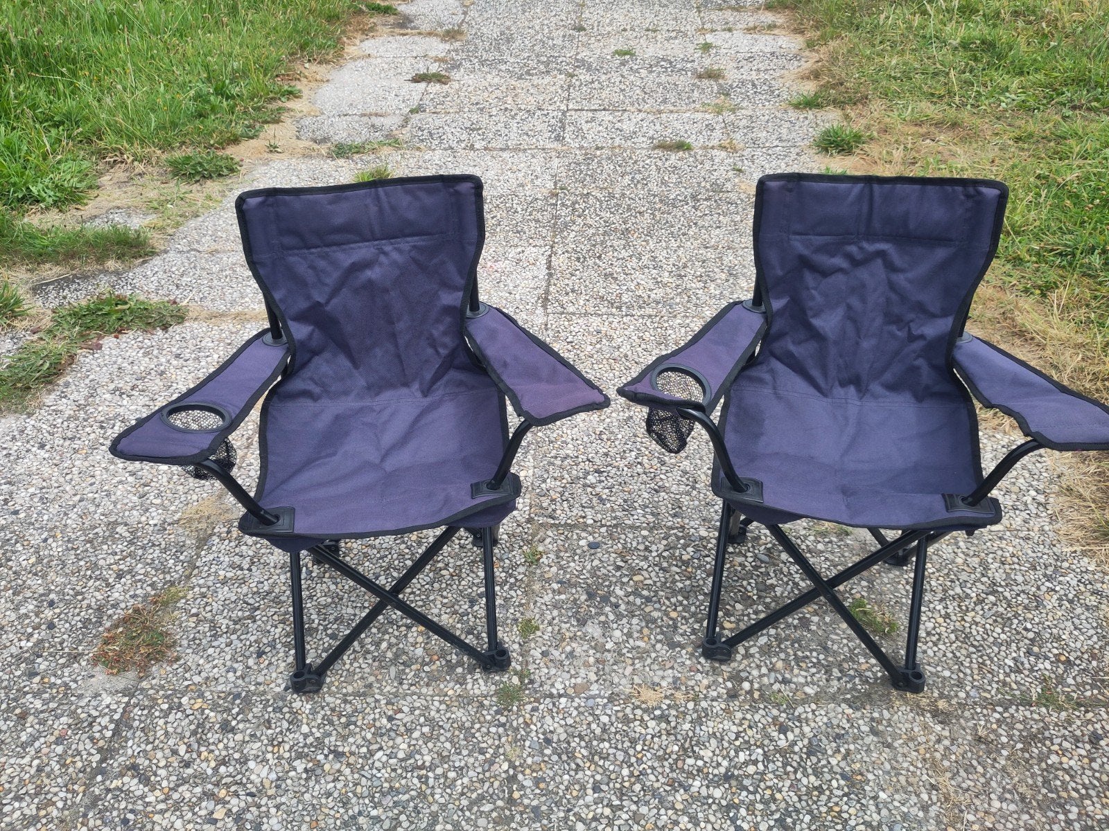 2 camping stoeltjes, Caravans en Kamperen, Ophalen, Campingstoel