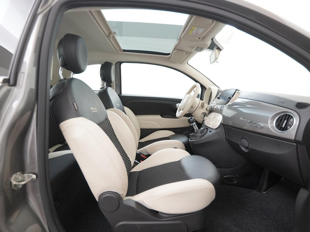 Fiat 500 1.0 Hybrid Dolcevita | Panoramadak | Zondag Open!, Auto's, Fiat, Voorwielaandrijving, 12 maanden, Stof, Gebruikt