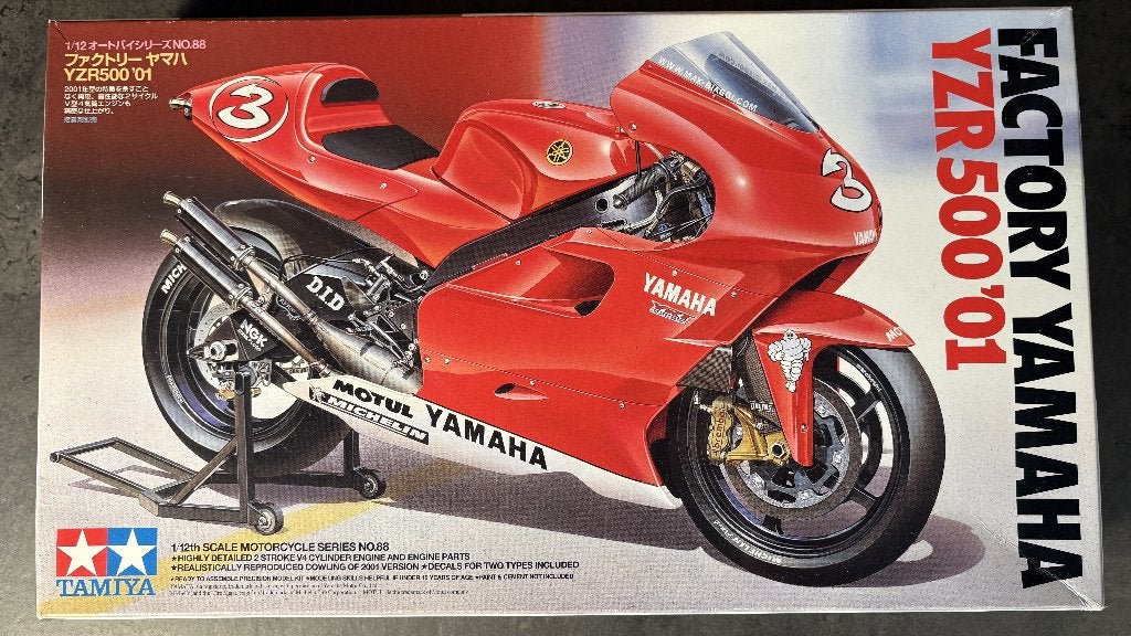 Tamiya Factory Yamaha YZR500 '01 "Max Biaggi", Nieuw, Ophalen of Verzenden, Tamiya, Groter dan 1:32