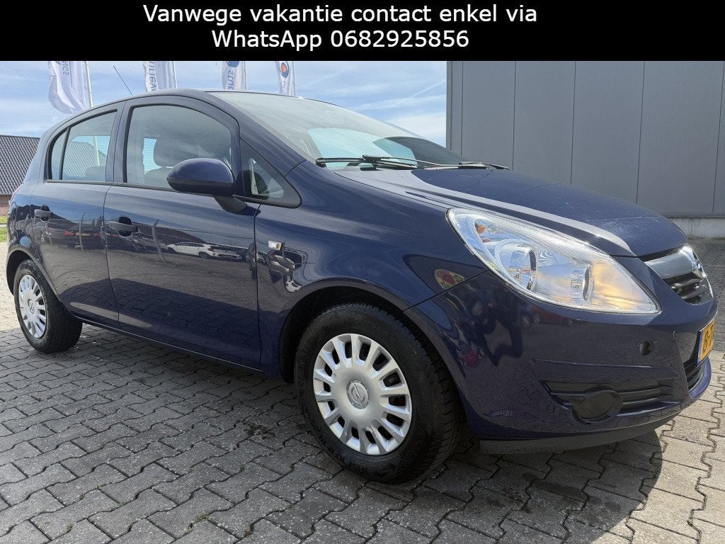 Opel Corsa 1.2-16V 5 deurs AIRCO 107.035 km Apk:mrt 2027, Euro 5, 86 pk, Gebruikt, Metallic lak