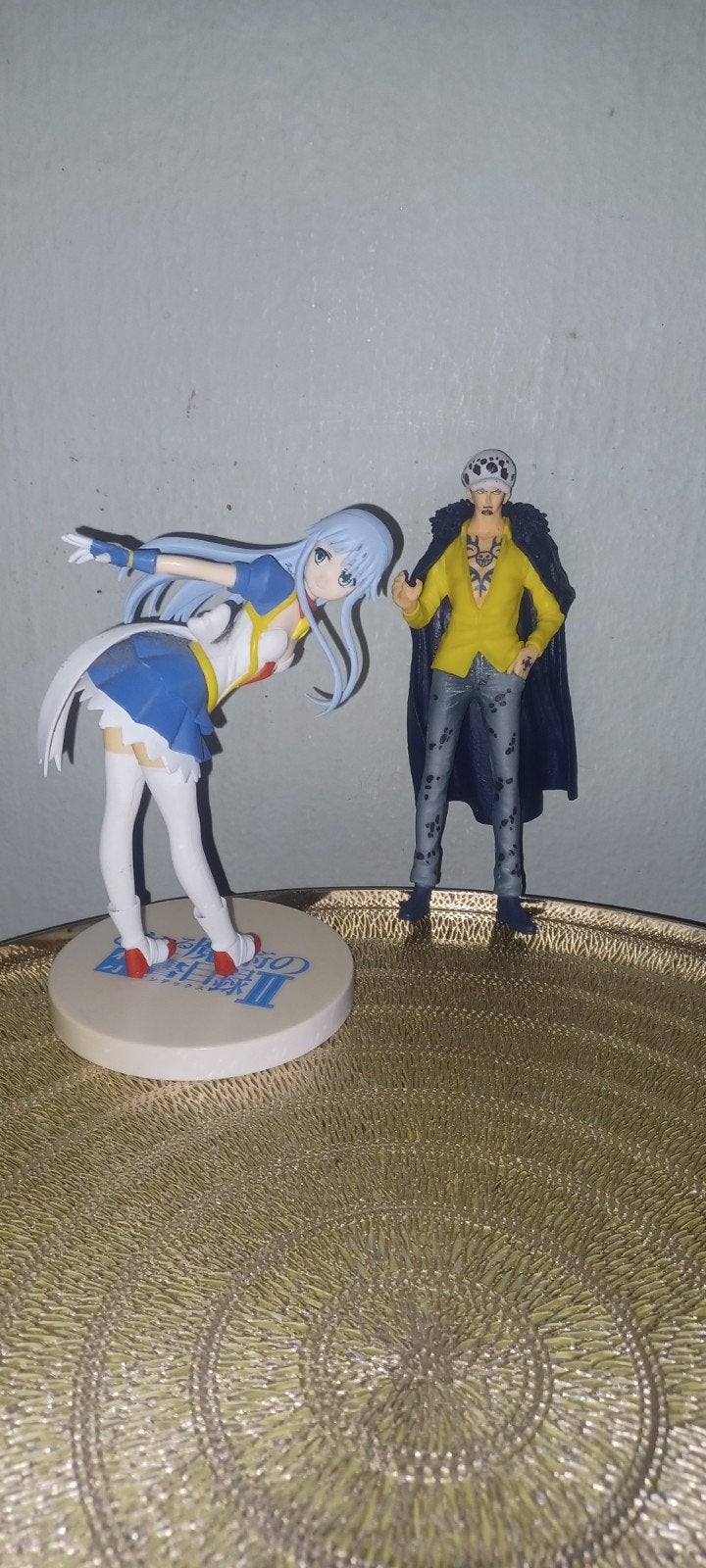 Anime Figuren: One Piece Trafalgar Law & Re:Zero Rem, Ophalen of Verzenden, Zo goed als nieuw