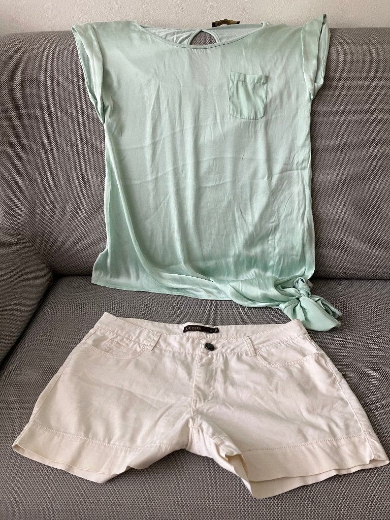 Shirt en broekje van Supertrash, Ophalen of Verzenden, Gedragen, Maat 36 (S), Zwart