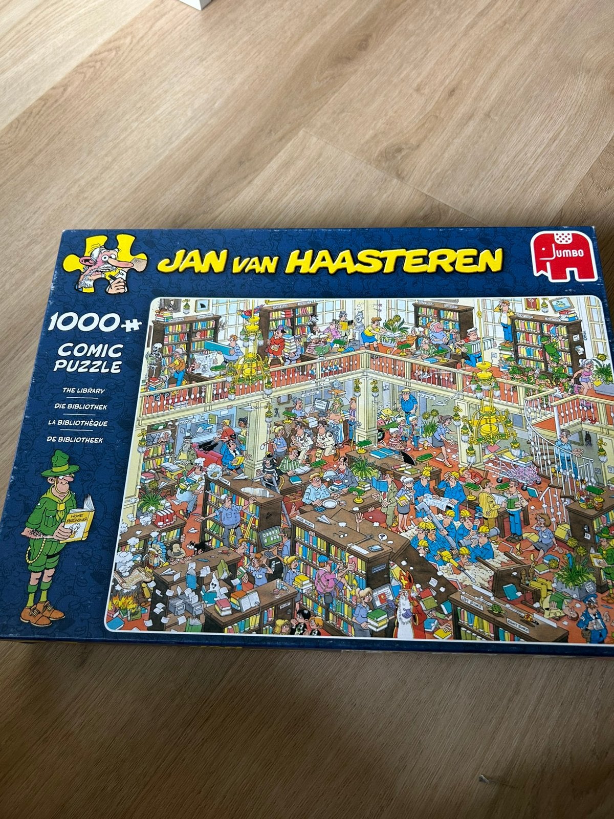 Jan van Haasteren 1000 de Blibliotheek, Ophalen, 500 t/m 1500 stukjes, Zo goed als nieuw, Legpuzzel