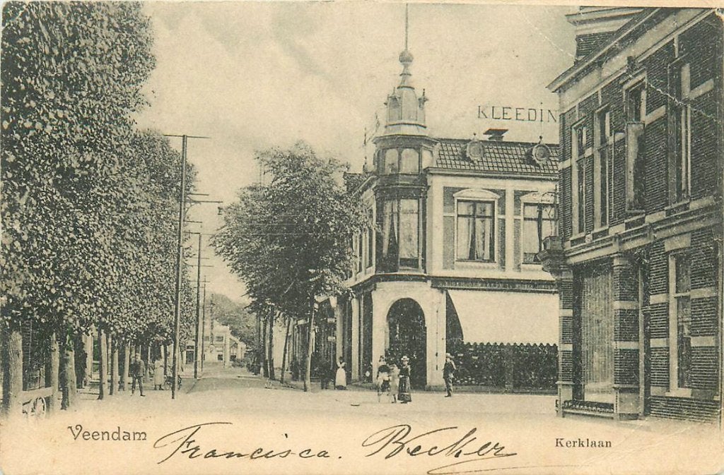 701-155-005 Veendam Kerklaan, Ophalen of Verzenden, Voor 1920, Groningen