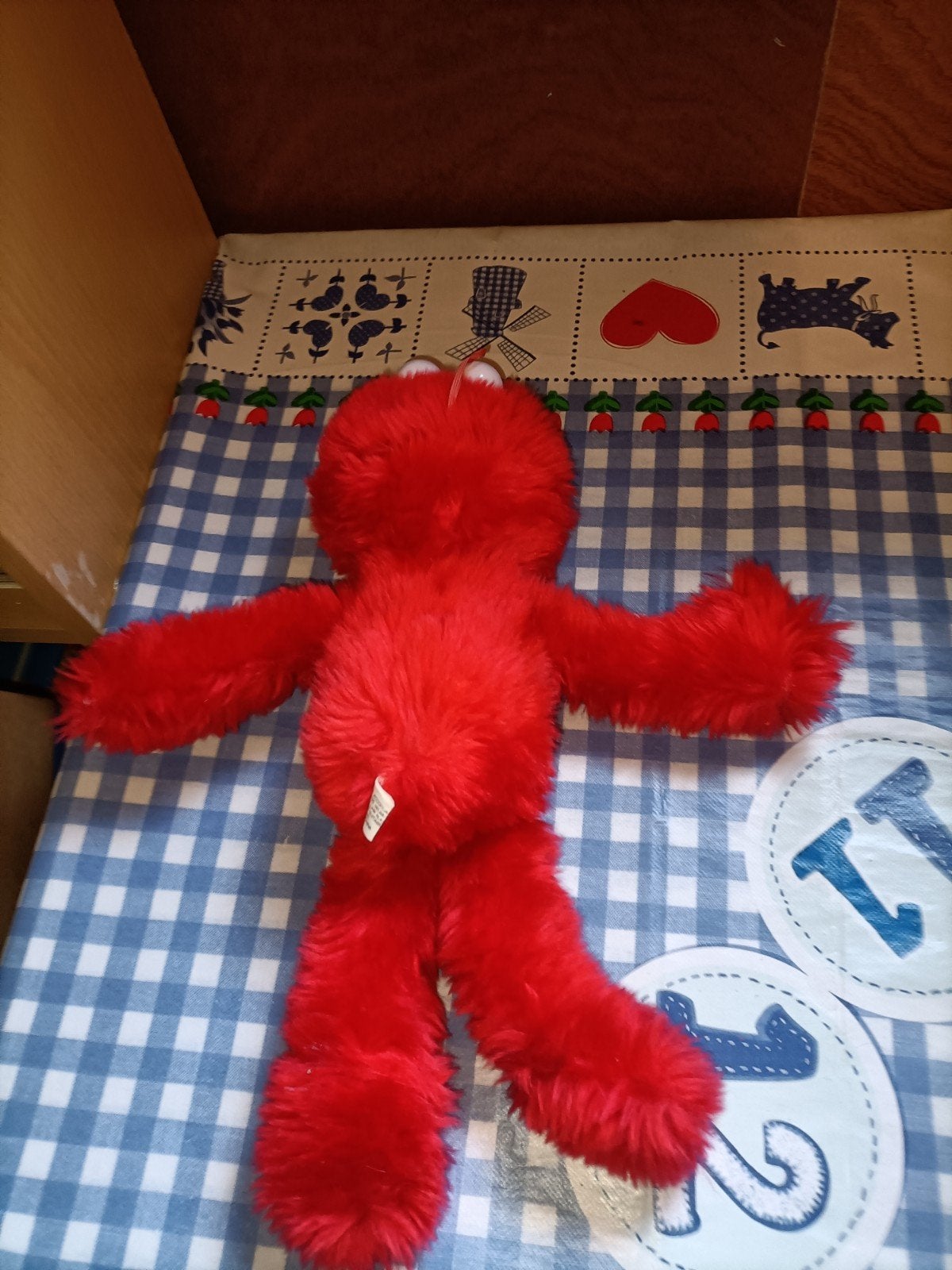 Elmo knuffel 33 cm groot, Ophalen of Verzenden, Zo goed als nieuw, Overige typen