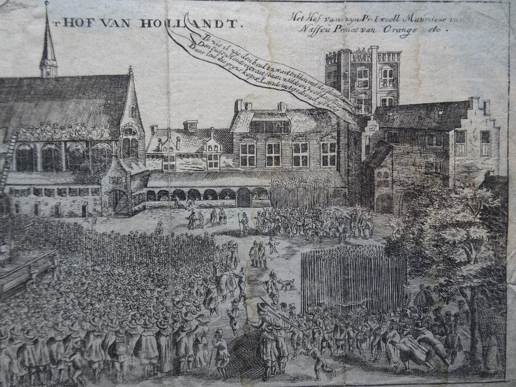 Ets Joh van Oldenbarneveld sterft vaderland J. Luyken 1730, Dagelijks leven, Origineel, 1700 - 1799, Verzenden