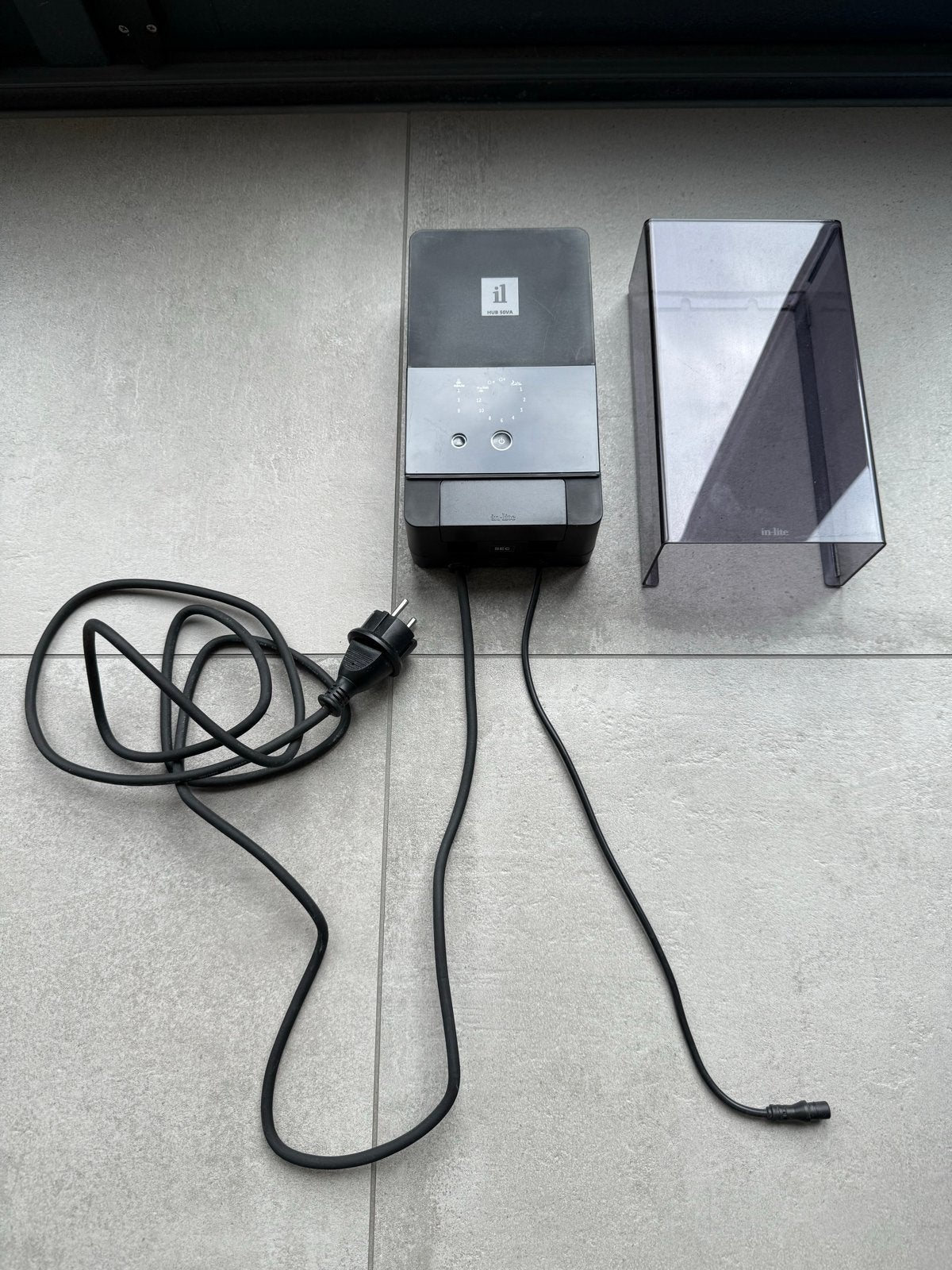 In-Lite HUB-100 50VA incl. protector, Tuin en Terras, Buitenverlichting, Ophalen of Verzenden, Zo goed als nieuw, Netvoeding, Minder dan 50 watt