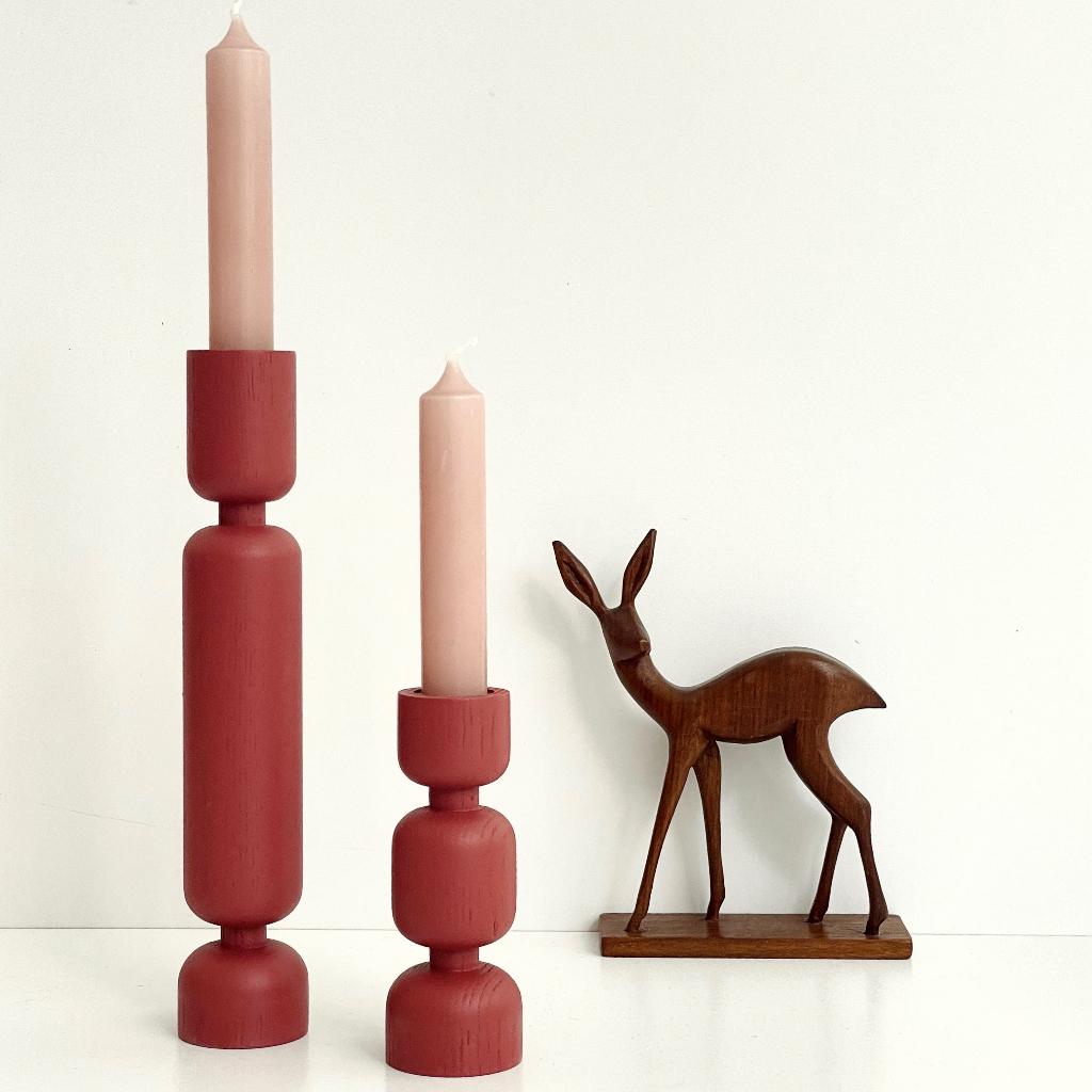 Normann Copenhagen Denmark KANDELAREN Scandinavisch Design, Gebruikt, Ophalen of Verzenden, Hout, Kandelaar