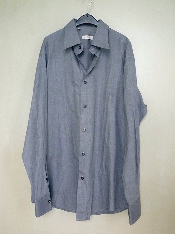 Ermenegildo Zegna soft overhemd, vintage, als nieuw, maat 43, Ophalen of Verzenden, Zo goed als nieuw, Ermenegildo Ozegna, Grijs