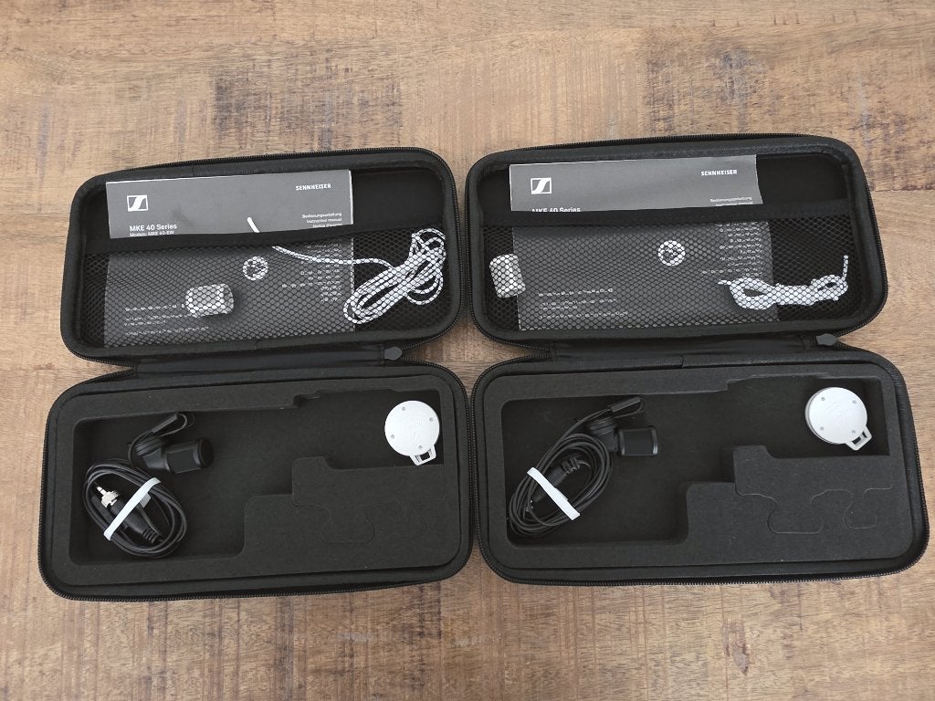 2 x Sennheiser MKE 40-EW Cardioid Microphone, Ophalen of Verzenden, Nieuw