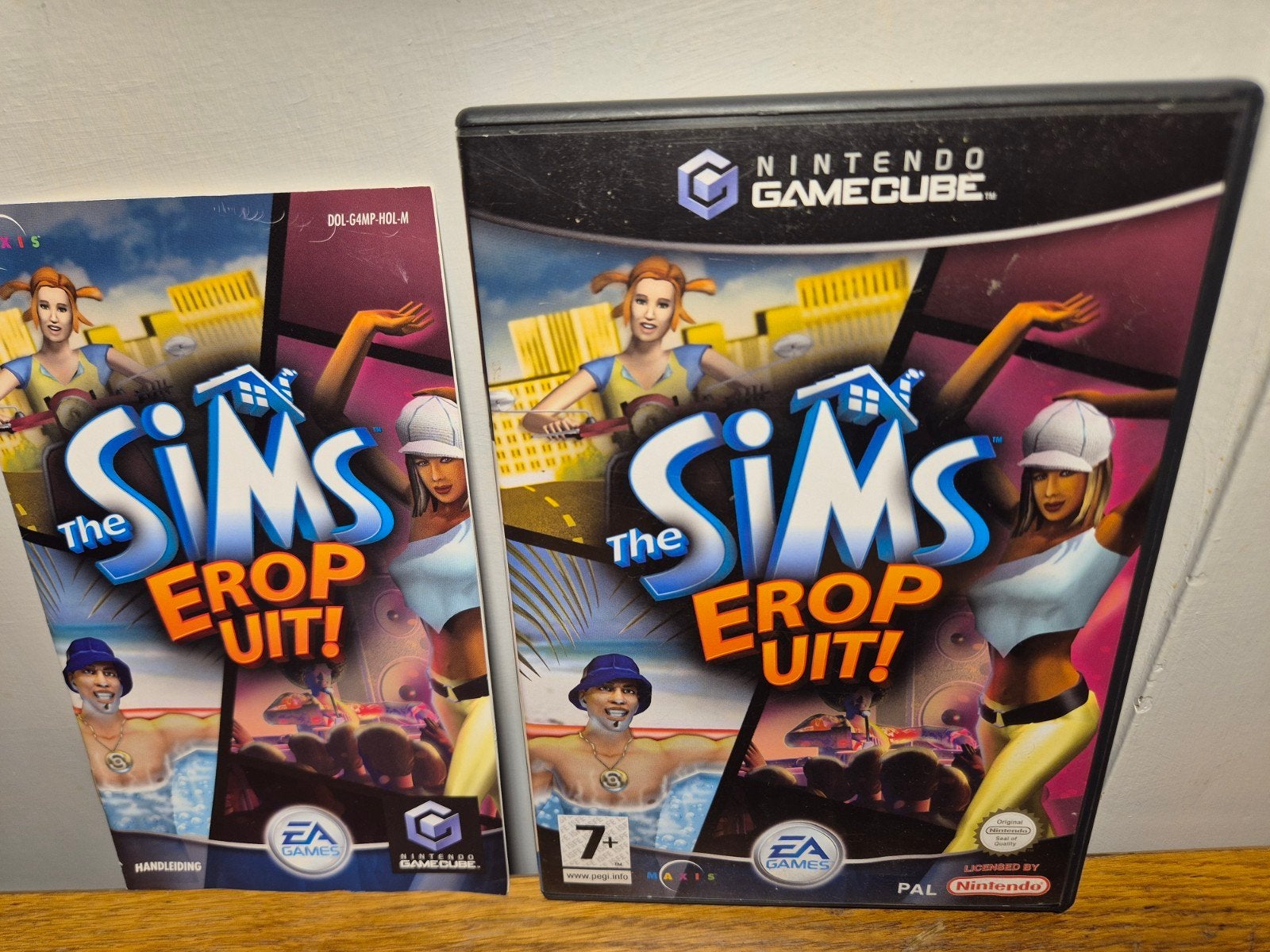 De Sims Erop Uit The Sims Bustin' Out GameCube, 1 speler, Ophalen of Verzenden, Zo goed als nieuw, Vanaf 12 jaar