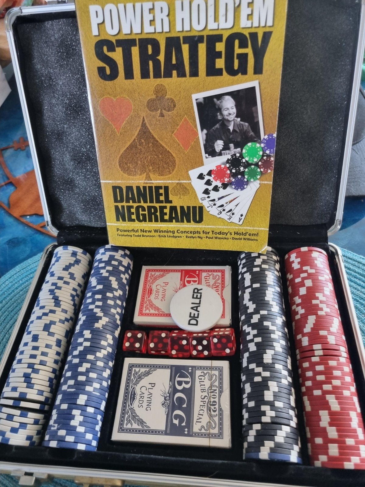 pokerkoffer, Verzamelen, Ophalen of Verzenden, Zo goed als nieuw, Kwartet(ten)
