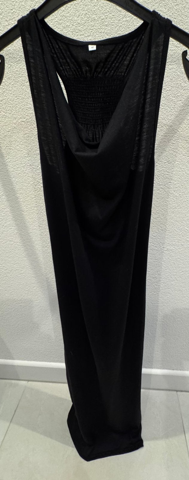 ACTIE Sexy zomerjurk lange jurk 40 zwart, Kleding | Dames, Jurken, Ophalen of Verzenden, Zo goed als nieuw, Maat 38/40 (M), Zwart