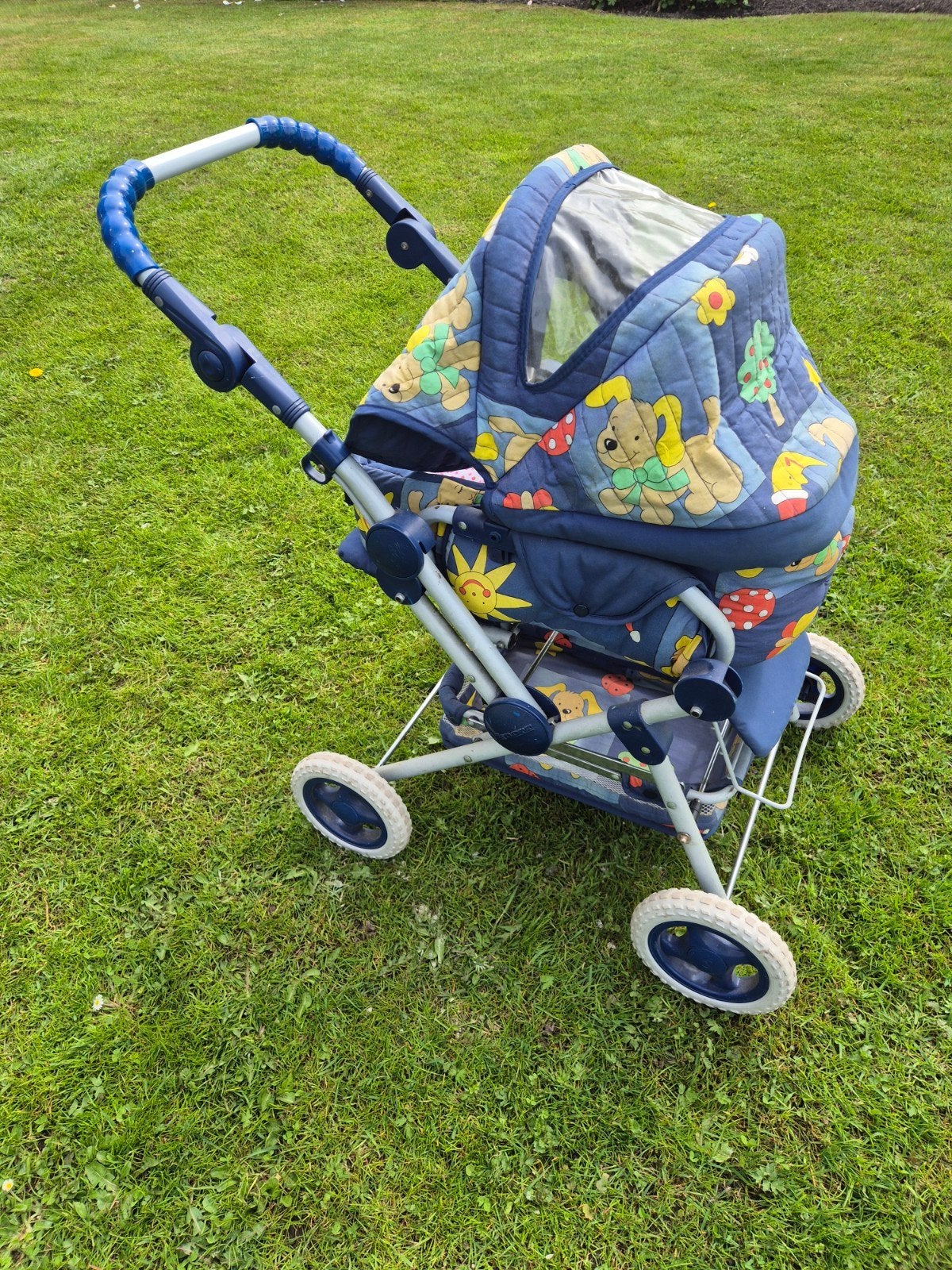 Leuke kinderwagen met poppenprint, Kinderen en Baby's, Ophalen, Gebruikt, Overige merken