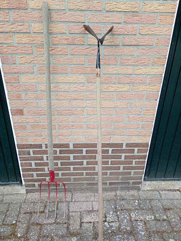 Greep en aardappelaanaarder., Tuin en Terras, Hand-tuingereedschap, Ophalen, Gebruikt, Overige soorten