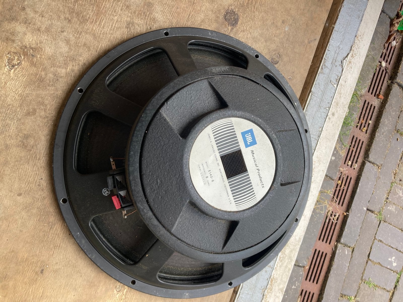 JBL e140-8 15” speaker, Audio, Tv en Foto, Luidsprekers, Ophalen, JBL, Overige typen, Zo goed als nieuw