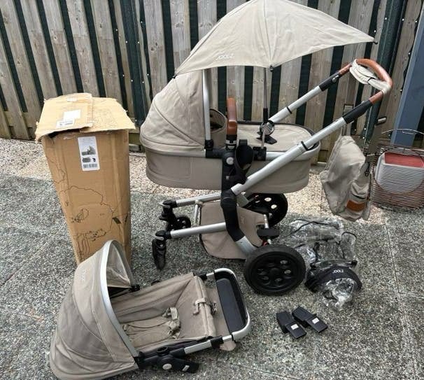 Joolz Day Kinderwagen Elephant Grey Compleet nette staat, Gebruikt, Verstelbare duwstang, Ophalen, Kinderwagen