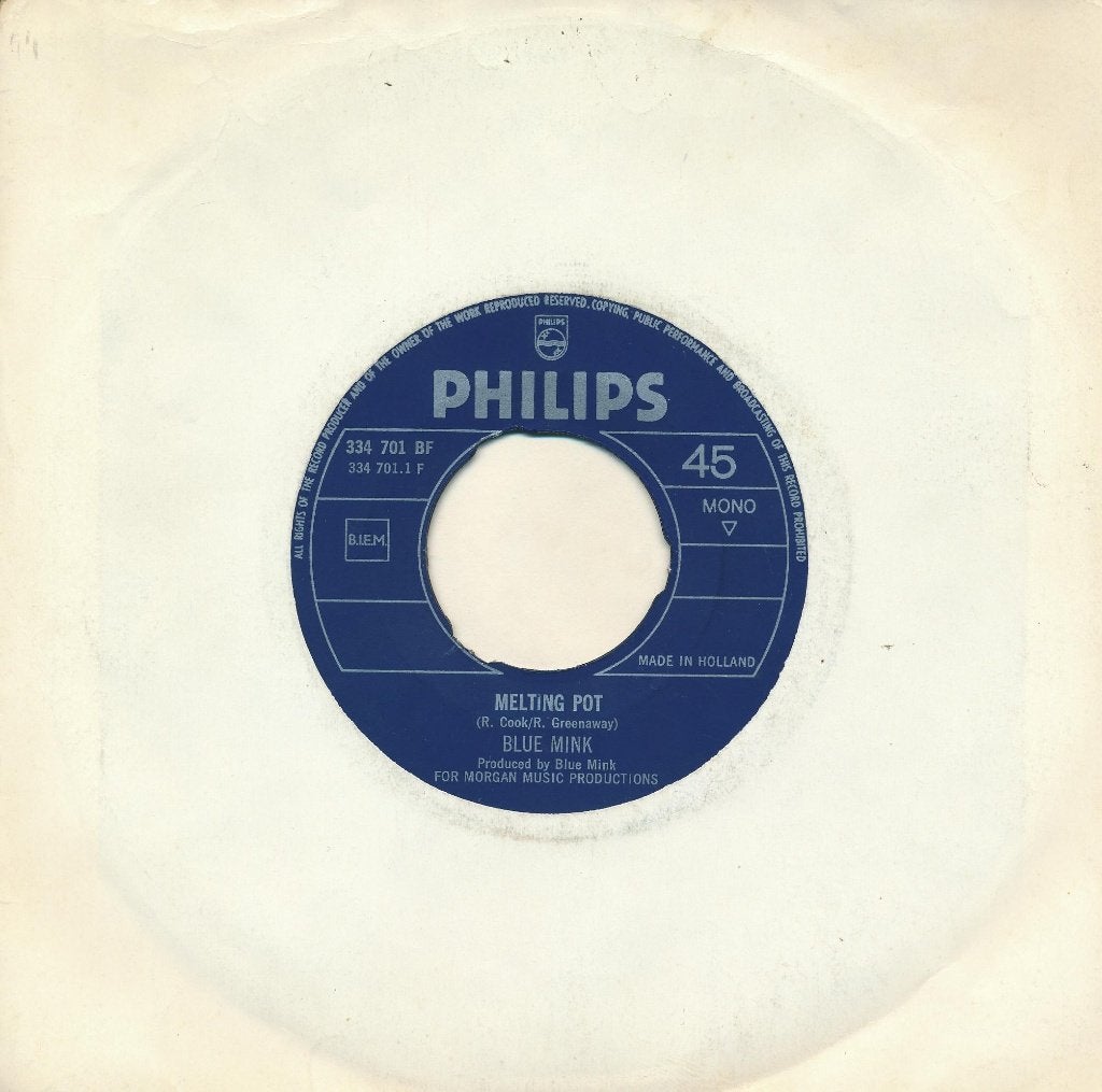 2923 Blue Mink - Melting pot (1969), Gebruikt, 7 inch, Single, Ophalen of Verzenden