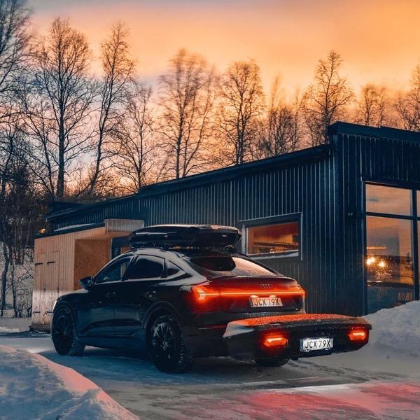 Thule Arcos XL te huur - trekhaak bagagebox, Ophalen, Zo goed als nieuw