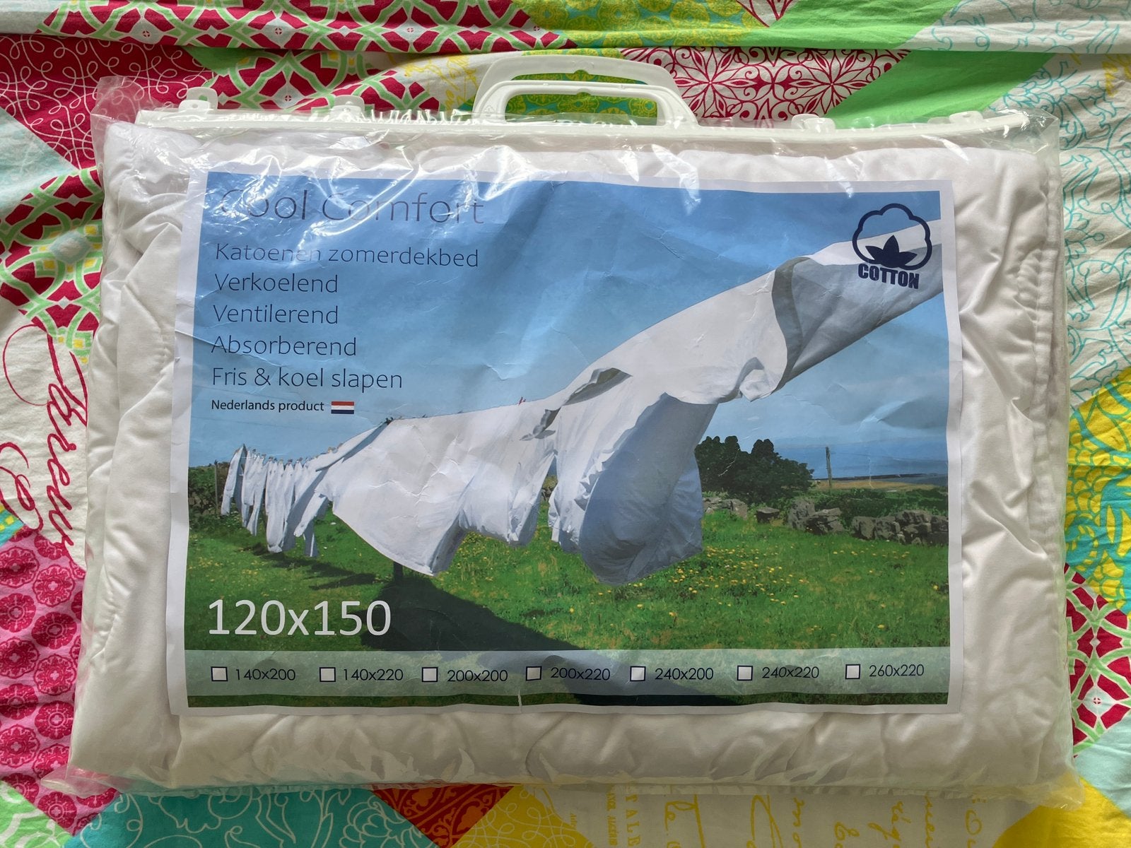 Zomerdekbed peuter 120 x 150 cm - Cool Comfort, Ophalen of Verzenden, Gebruikt, 150 cm, Deken