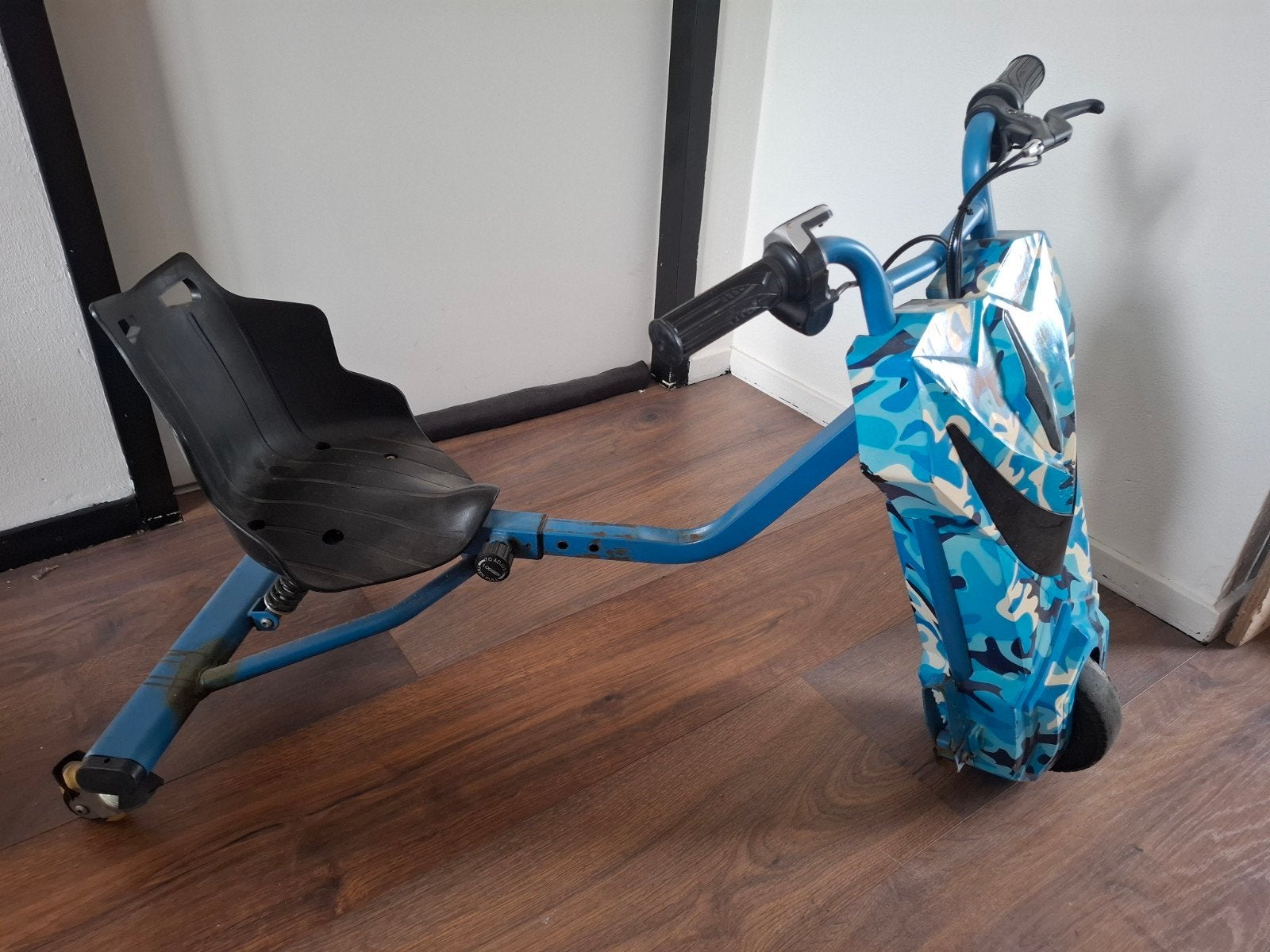 Elektrische Drift Trike - Blauw Camouflage, Ophalen of Verzenden, Gebruikt, Overige typen
