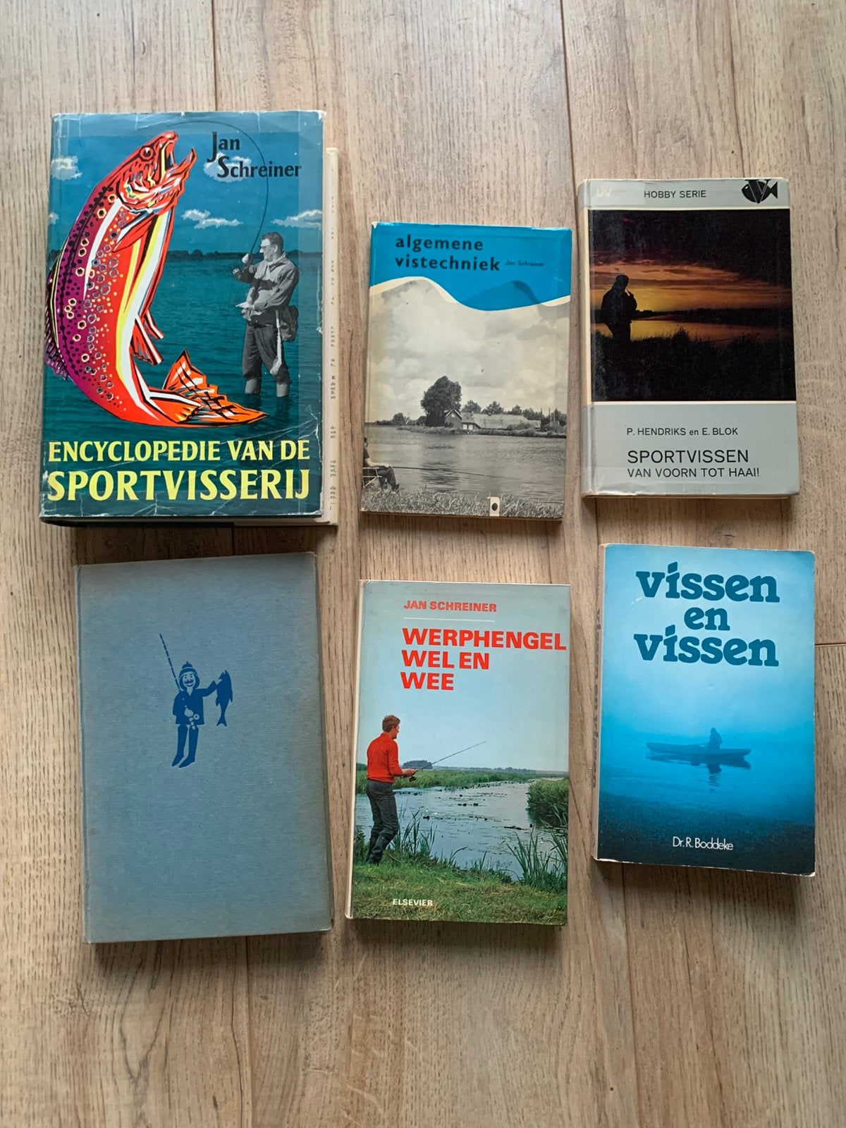 Hengelsport visboeken schreiner sportvisserij old skool, Watersport en Boten, Ophalen of Verzenden, Zo goed als nieuw, Boek of Tijdschrift