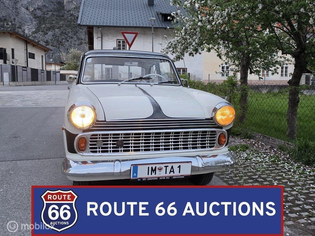 Ford Taunus 12M | 1961 | Route 66 Auctions, Overige carrosserieën, Zwart, Bedrijf, Handgeschakeld