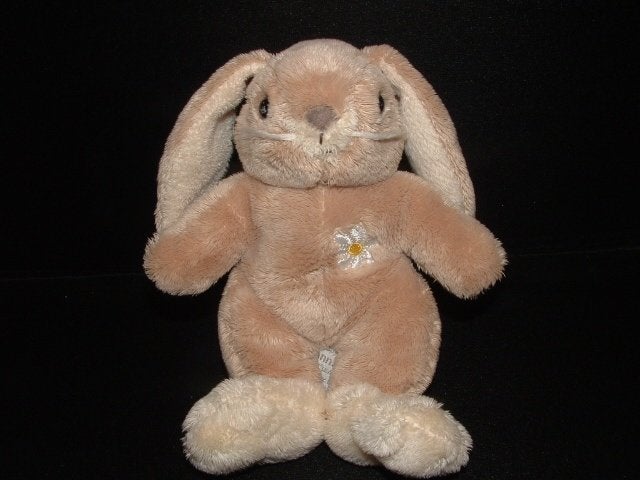 ANNA CLUB PLUSH KONIJN KLEIN VELOURS BEIGE MET WITTE, Ophalen of Verzenden, Nieuw, Overige typen