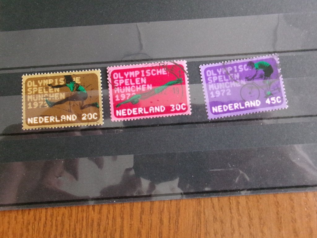1972 - olympische spelen (580d), Postzegels en Munten, Postzegels | Nederland, Verzenden, Gestempeld