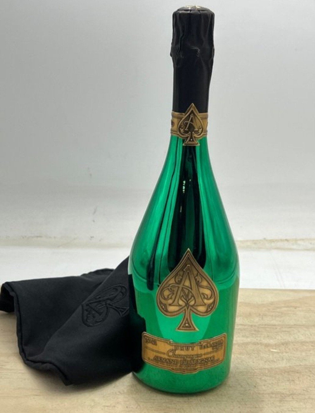 Armand de Brignac Brut Groene Champagne - Ace of Spades, Ophalen of Verzenden, Zo goed als nieuw, Frankrijk, Champagne