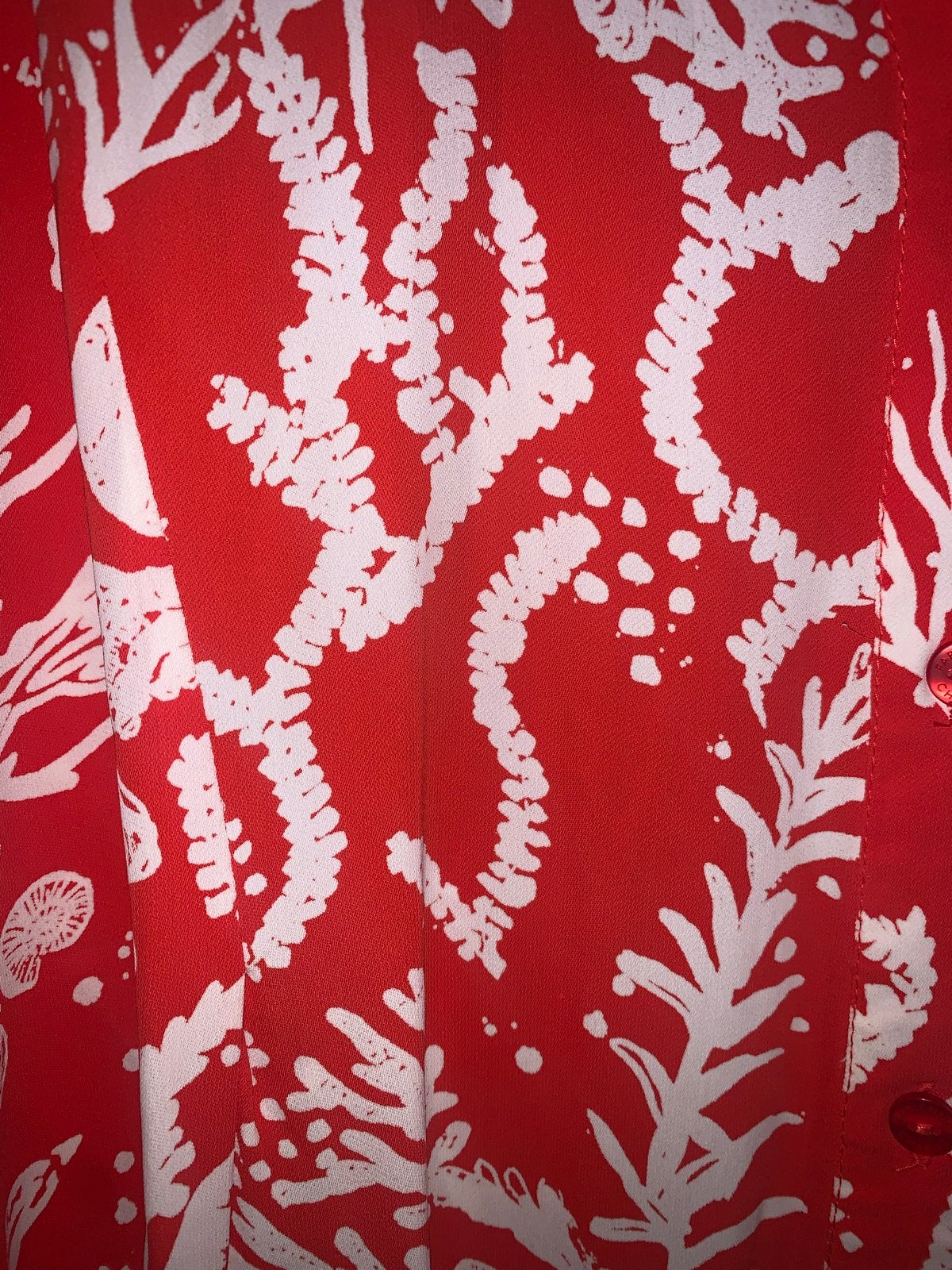 Fabienne Chapot jurk rood met witte print maat 38, Kleding | Dames, Jurken, Maat 38/40 (M), Ophalen of Verzenden, Zo goed als nieuw