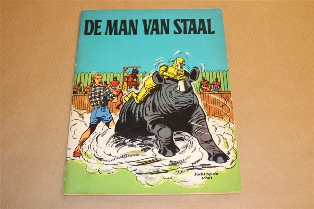 Archie - De man van staal - Jacht op de schat - 1965, Eén stripboek, Ophalen of Verzenden, Gelezen