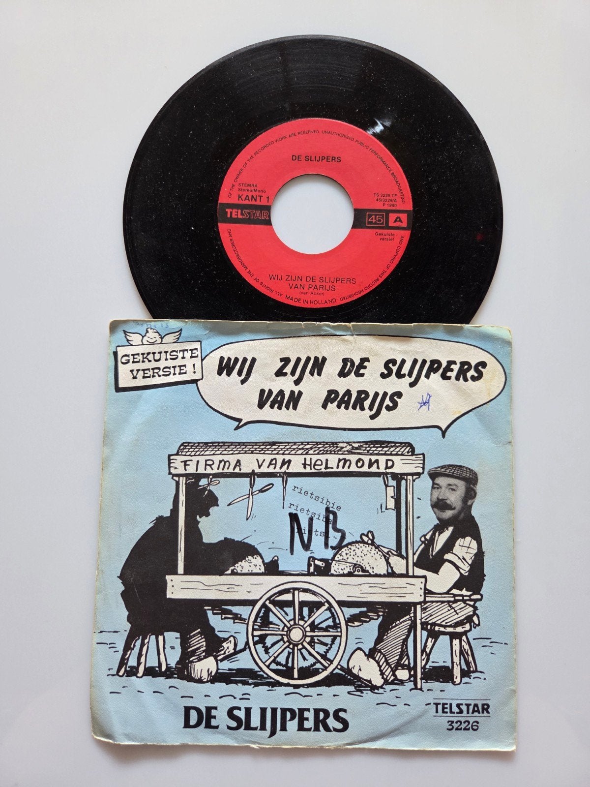 De Slijpers - Wij zijn de slijpers van Parijs, Cd's en Dvd's, Vinyl Singles, Ophalen of Verzenden, Gebruikt, 7 inch, Nederlandstalig