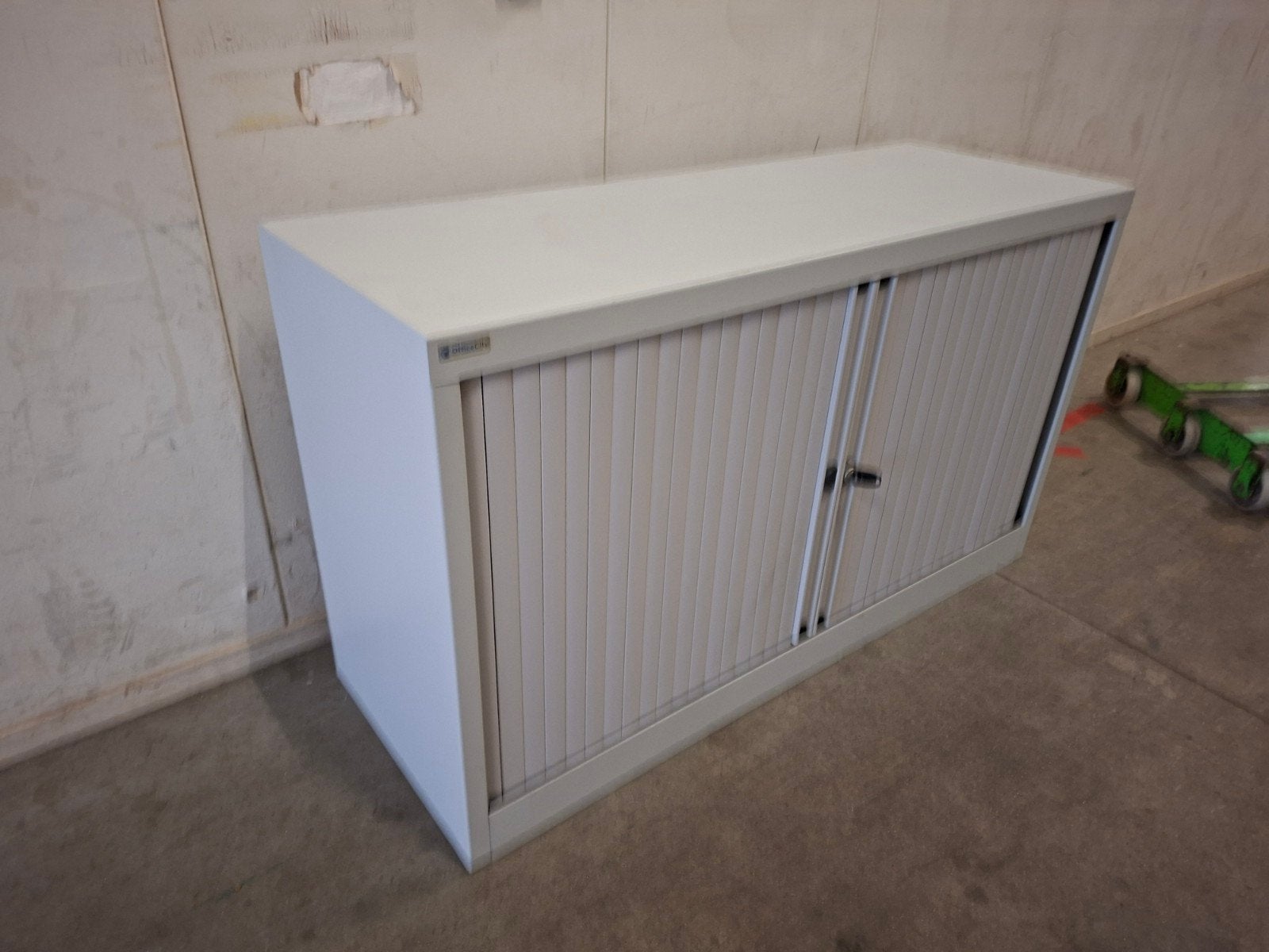 Archiefkast met rolluiken, 120x43x70 cm, inclusief sleutel, Ophalen, Gebruikt, 100 tot 150 cm, Met slot