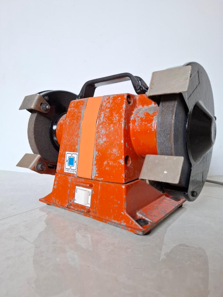 Professionele Creusen DS2150T werkbankslijpmachine, 150 mm, Ophalen, Gebruikt, Minder dan 700 watt, Werkbankslijpmachine