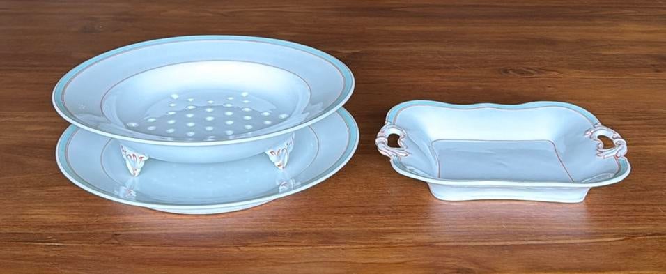 Klassieke porseleinen serveerset, Ophalen of Verzenden