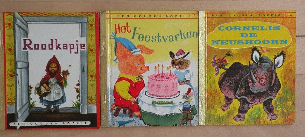 Gouden Boekjes, Bezige Bij. 3 Stuks, ook per stuk., Boeken, Ophalen of Verzenden, Zo goed als nieuw, Fictie algemeen, Gouden boekje