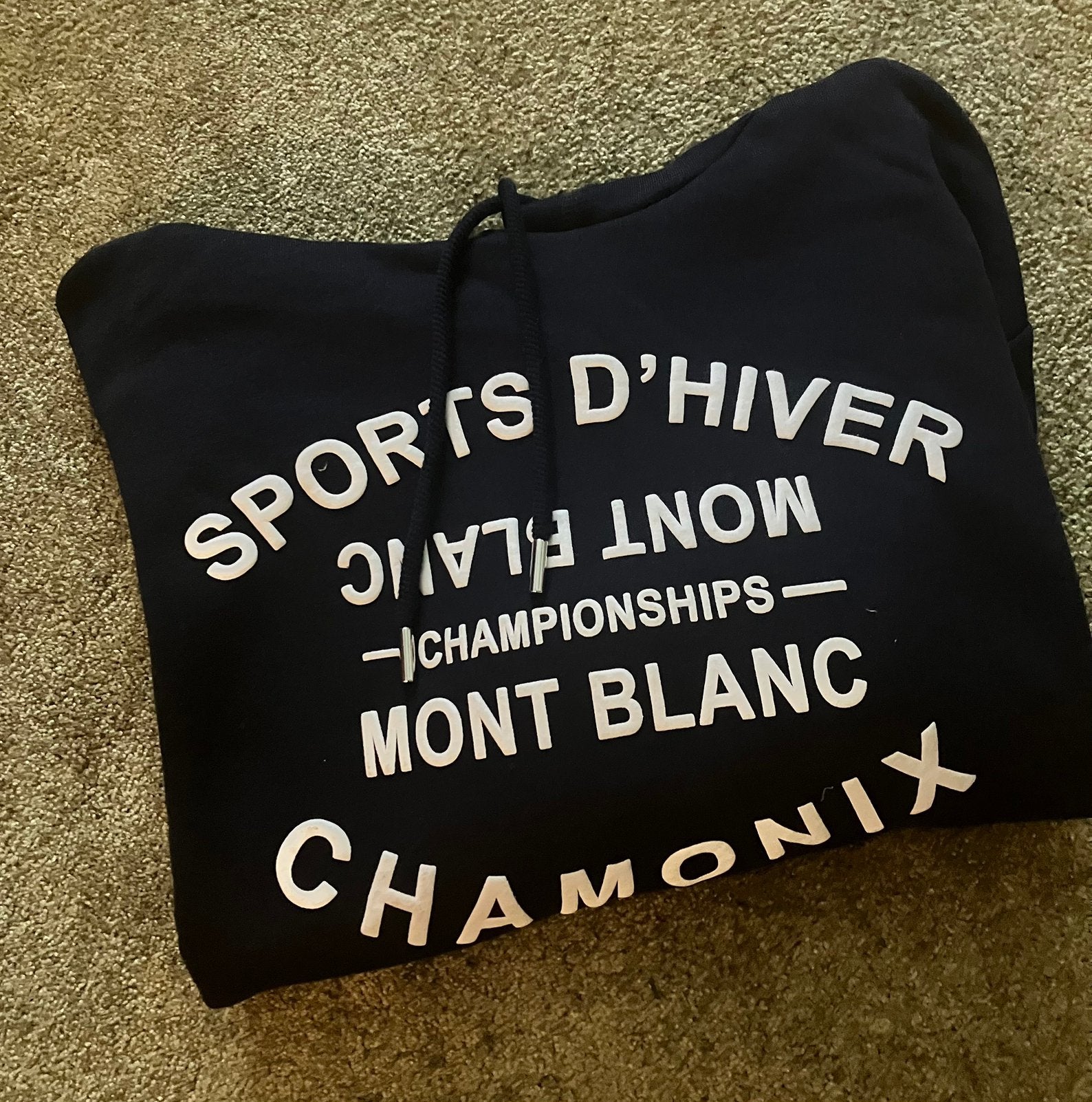 H&M Hoodie  Maat S donkerblauw, Ophalen of Verzenden, Zo goed als nieuw, Maat 36 (S), Blauw
