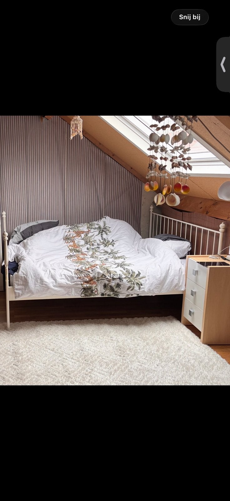GRATIS Bed 160x200 ZSM OPHALEN, Ophalen, Zo goed als nieuw, Tweepersoons