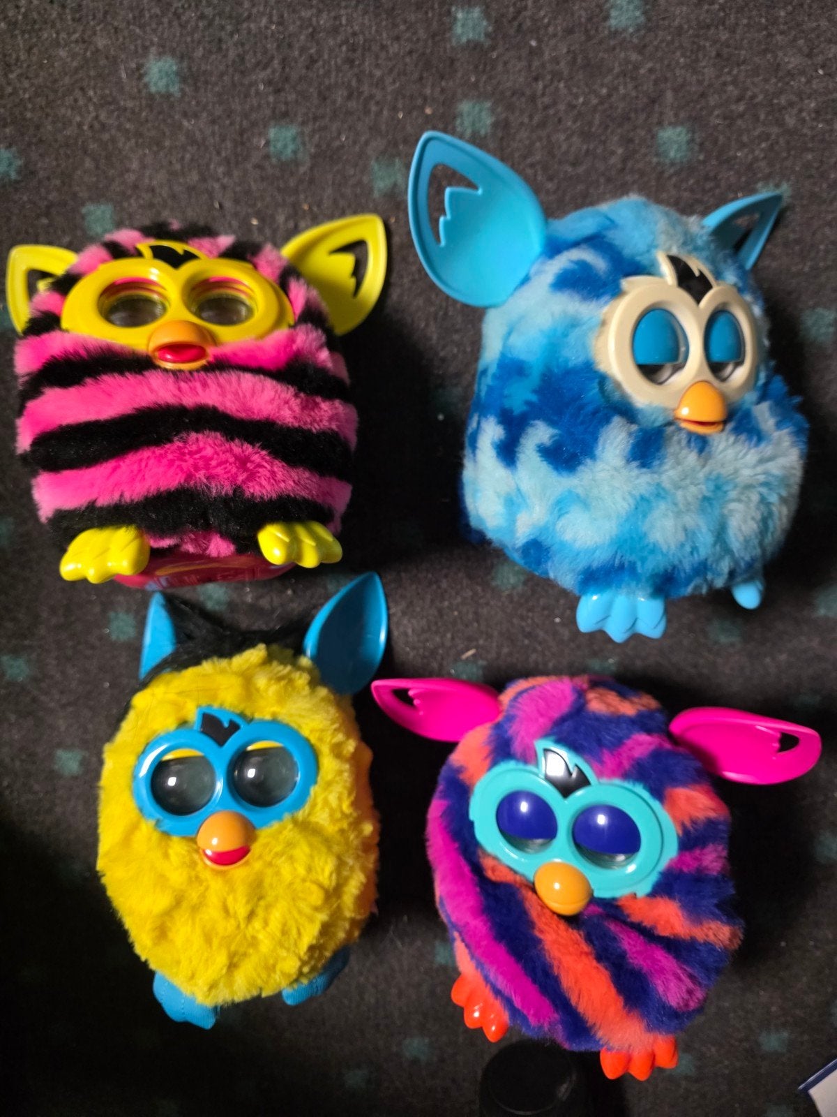 Set van 4 Furby Boem Speelgoed - Diverse Kleuren, Ophalen of Verzenden, Gebruikt, Jongen of Meisje